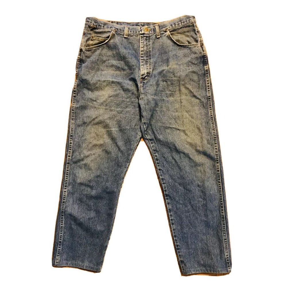 Wrangler Rugged Wear Mens Jeans USA 38x28 Hemmed
